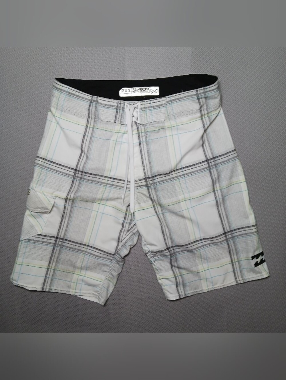 Billabong Platinum Mens PX3 Performance Boardshorts Swim Trunks Size 32 Plaid